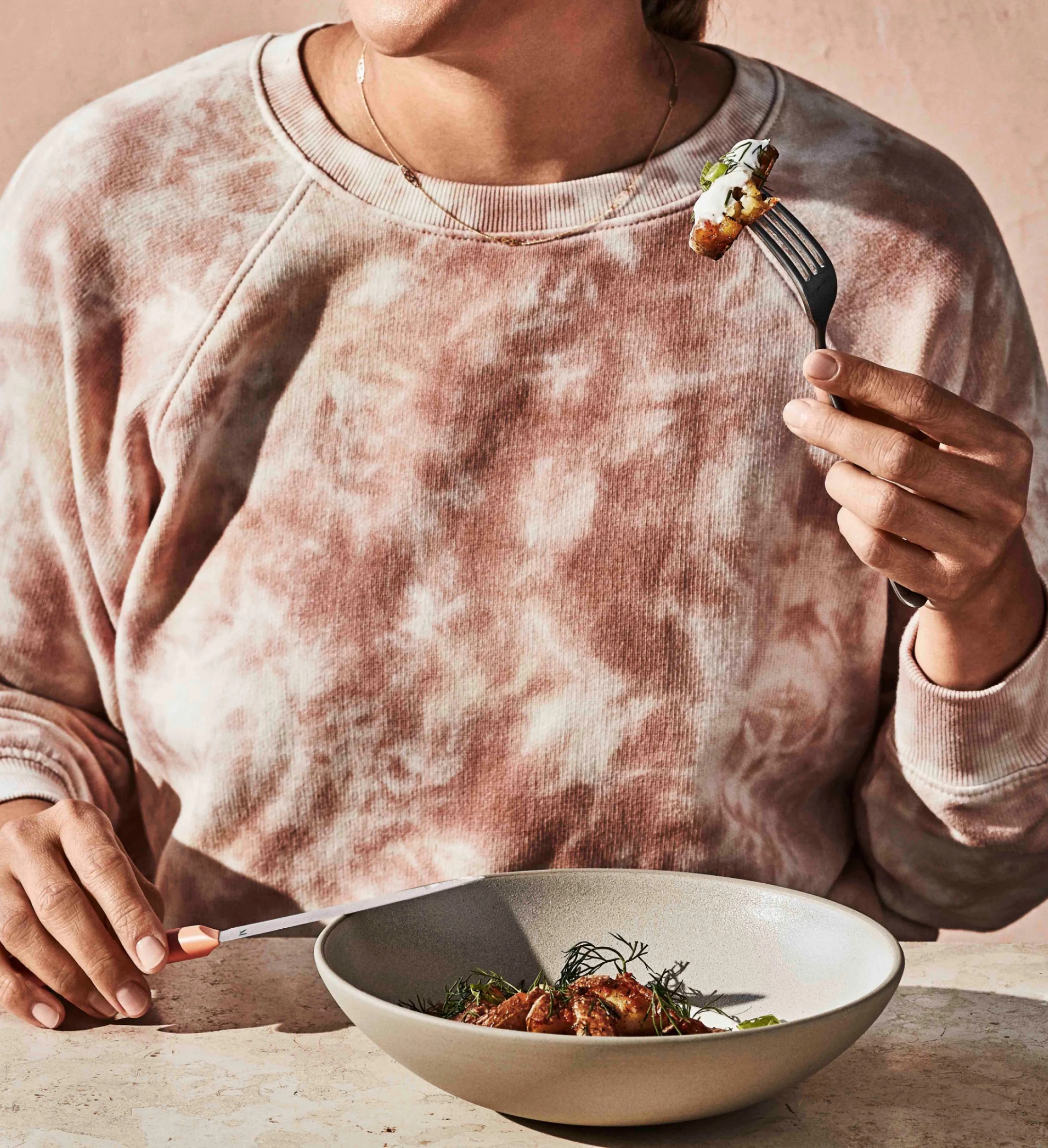 Person with Food